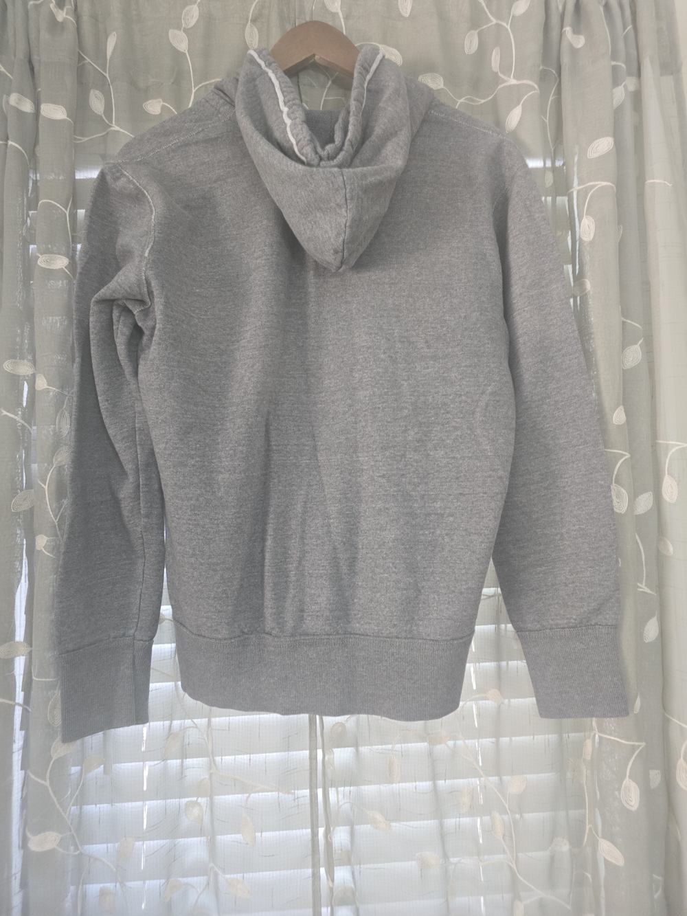Gray Men's Full-Zip Hoodie Sweatshirt - Picture 2 of 3